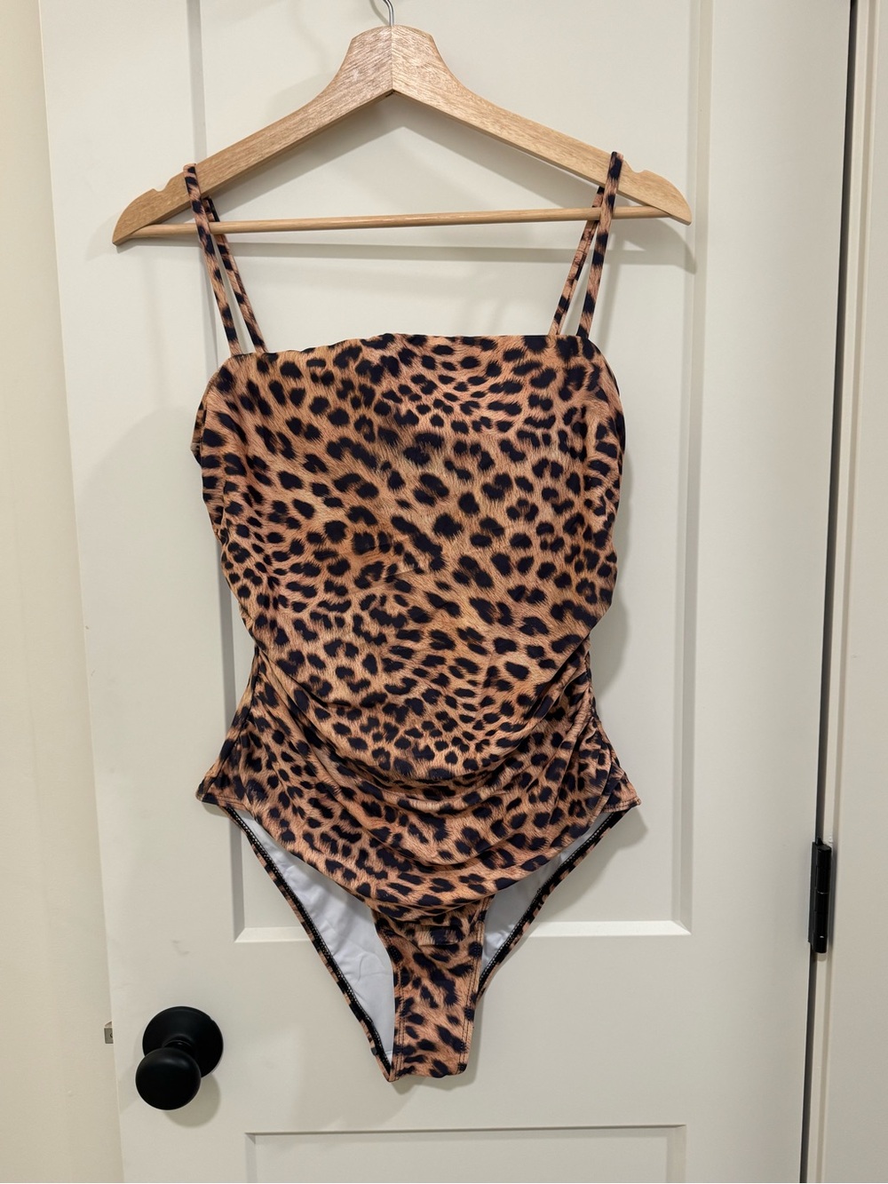Leopard Print Woman’s One-Piece Swimsuit